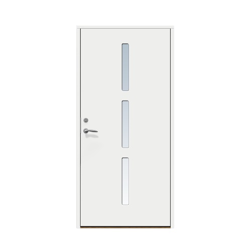 Ytterdörr Stabil Lund 10 x 21, Högerhängd, Vit