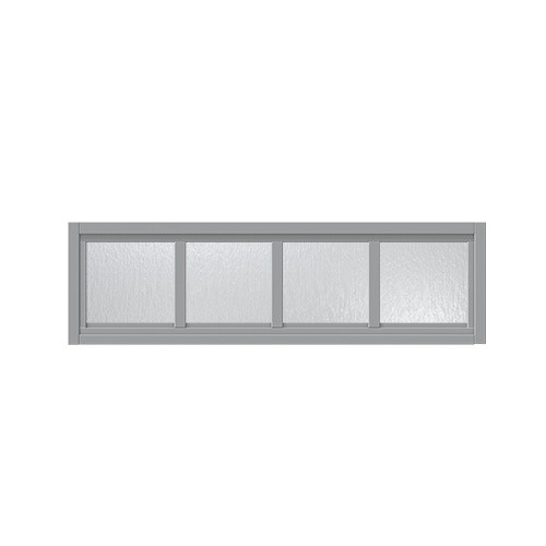 Överljus med spröjs Näs 12x5, Stengrå, Cotswoldglas
