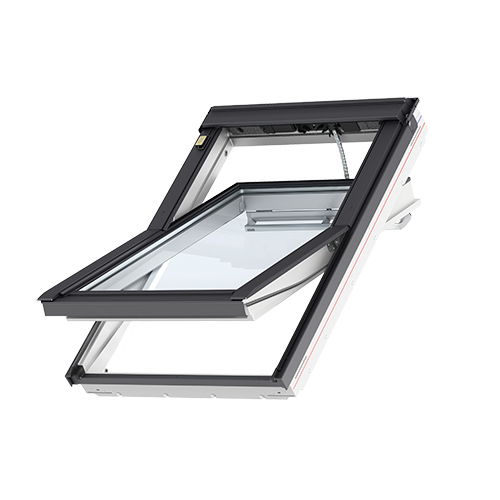 Pivåhängt med fjärrstyrning Velux takfönster 8 x 16, Solo 7, Solceller