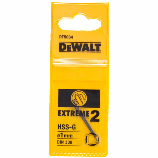 BORR HSS EXT2 1,0MM 2-PACK DT5534 | Beijerbygg Byggmaterial