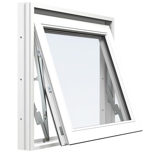Energi Aluminium Vridfönster Vit, 8, 7