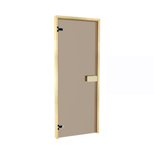 Sauna Sweden Classic bastudörr brons glas 8 x 21
