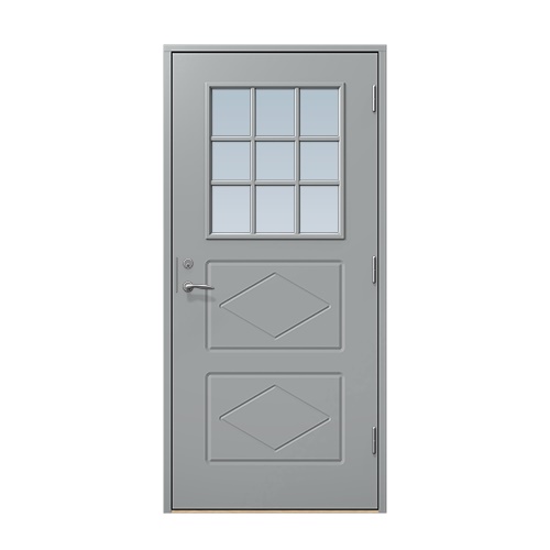 Ytterdörr Stabil Benarp 10 x 20, Högerhängd, Stengrå