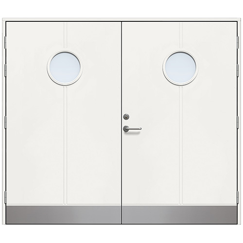 Slagport Lerhamn 2500 x 2100 mm, Vit, Cotswoldglas