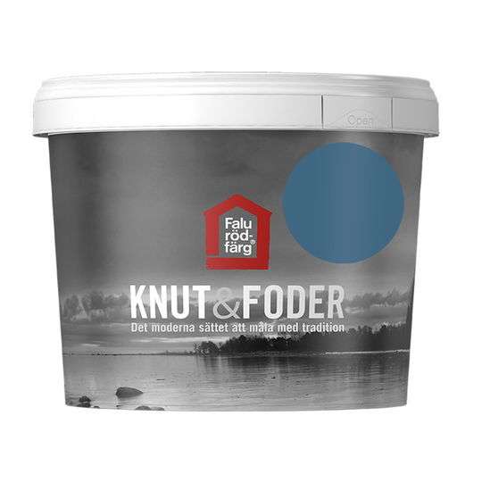 FALU RÖDFÄRG KNUT&FODER BLÅ 1L | Beijerbygg Byggmaterial
