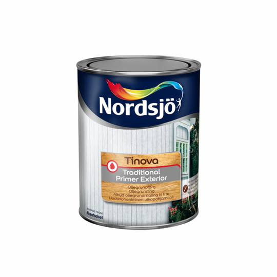 OLJEGRUNDFÄRG VIT TRADITIONAL PRIMER EXTERIOR 1L | Beijerbygg Byggmaterial