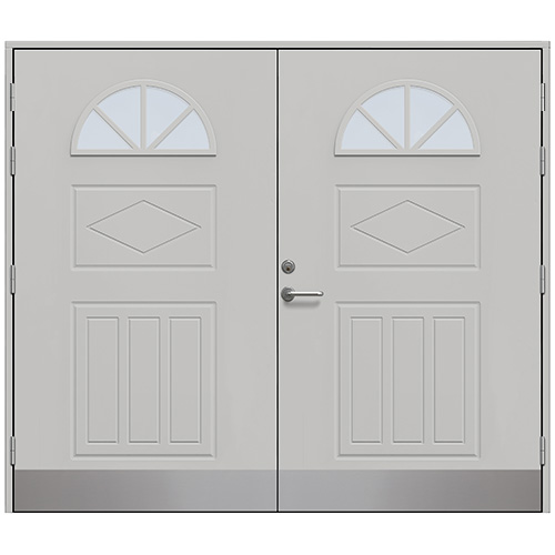 Slagport Falsterbo 2500 x 2100 mm, Ljusgrå, Cotswoldglas
