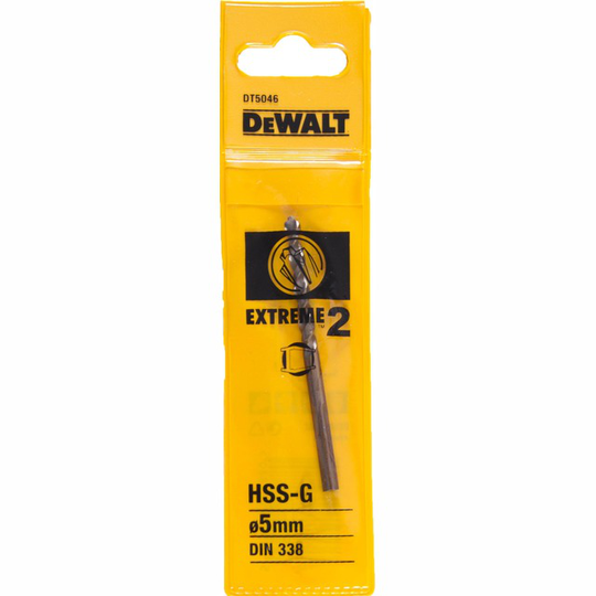 BORR HSS EXT2 5,0MM 1-PACK DT5046 | Beijerbygg Byggmaterial