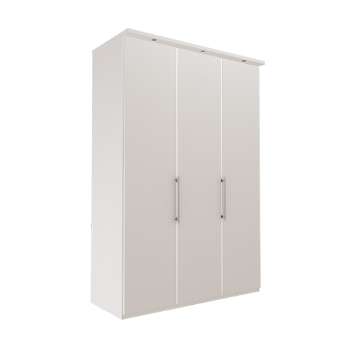 Garderob Atlanta - Vit 236 cm, 150 cm, Med kornisch