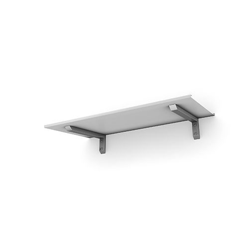 Entrétak Easy Collection - Bold Small Bold Rostfritt Stål Small, Vit aluminium, Bold Rostfritt Stål Small