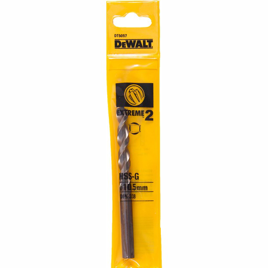 BORR HSS EXT2 10,5MM 1-PACK DT5057 | Beijerbygg Byggmaterial