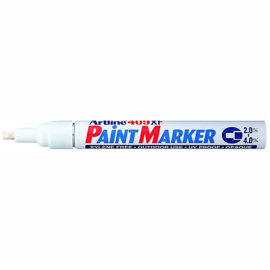 MÄRKPENNA ARTLINE 409 VIT | Beijerbygg Byggmaterial
