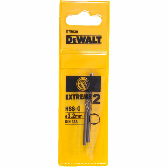 BORR HSS EXT2 3,2MM 2-PACK DT5039 | Beijerbygg Byggmaterial
