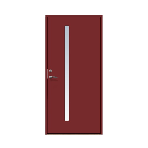 Ytterdörr Stabil Hjärup 10 x 21, Högerhängd, Röd