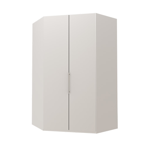 Walk-in Atlanta garderob Vit, 216 cm, Vit
