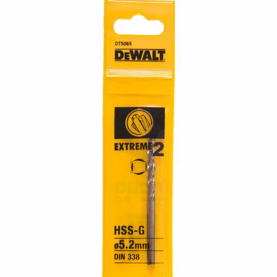 BORR HSS EXT2 5,2MM 1-PACK DT5065 | Beijerbygg Byggmaterial