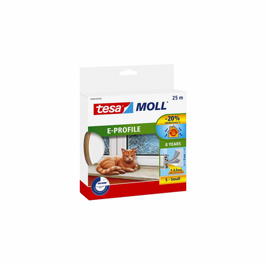 TÄTLIST TESA E-LIST VIT 25M | Beijerbygg Byggmaterial