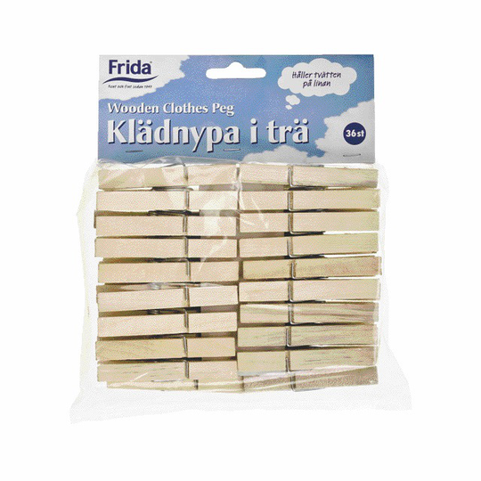 TVÄTTKLÄMMA TRÄ 36ST | Beijerbygg Byggmaterial
