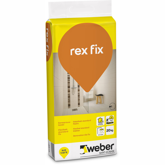 FÄSTMASSA REX FIX STD 20KG | Beijerbygg Byggmaterial