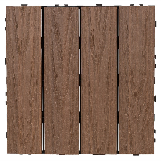 TRALLRUTA KOMPOSIT BRUN 4-PACK 30X30CM | Beijerbygg Byggmaterial