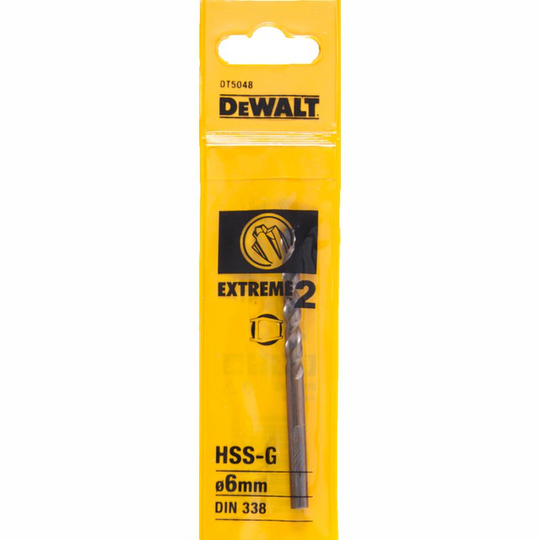 BORR HSS EXT2 6,0MM 1-PACK DT5048 | Beijerbygg Byggmaterial