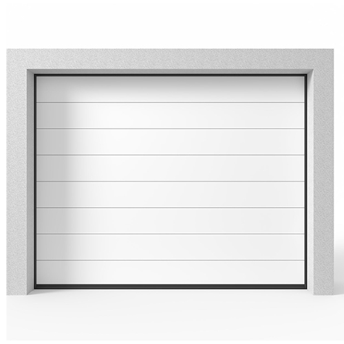 Garageport Takskjutport Modern Panel Vit, 2500x2125