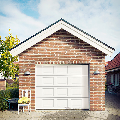 Garageport Advant Complete - Spegel 2400 x 2125, Låskit förberett för ASSA