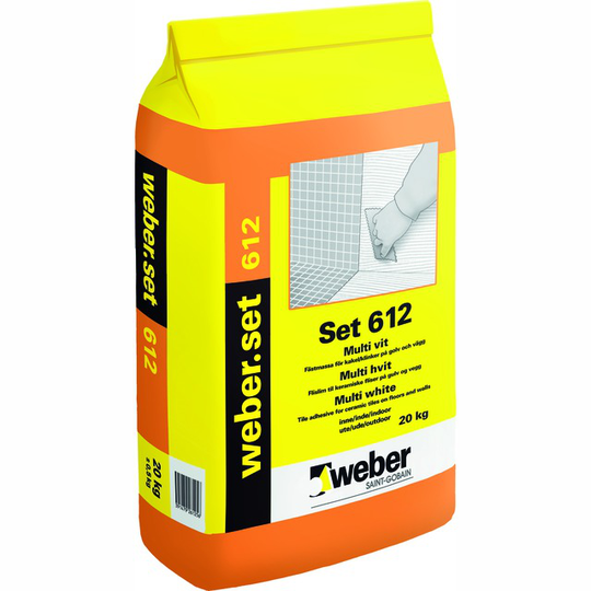 FÄSTMASSA SET 612 VIT 20KG | Beijerbygg Byggmaterial