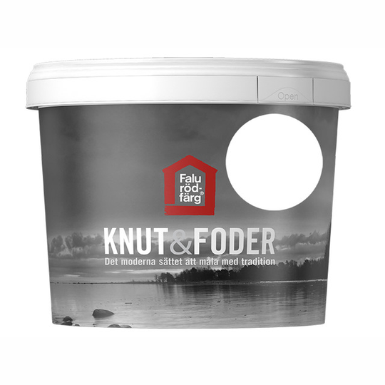 FALU RÖDFÄRG KNUT&FODER VIT 1L | Beijerbygg Byggmaterial