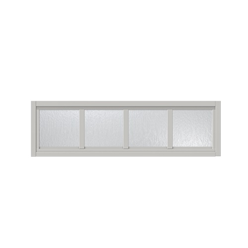 Överljus med spröjs Näs 15x4, Ljusgrå, Cotswoldglas