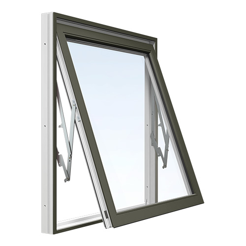 Energi Aluminium Vridfönster 9, 8, Olivgrön