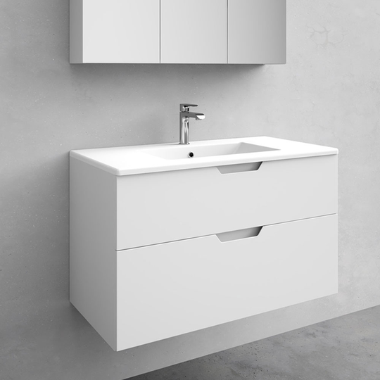 Kommod med tvättställ Noro Studio Vit 900 mm