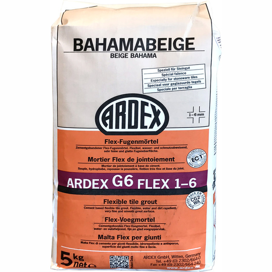 KAKELFOG G6 FLEX BEIGE 5KG | Beijerbygg Byggmaterial