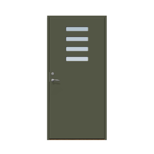 Ytterdörr Stabil Röshult 10 x 20, Högerhängd, Olivgrön