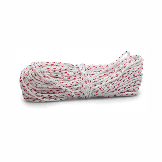 KAKELSNÖRE VIT/RÖD 3MM 20M | Beijerbygg Byggmaterial