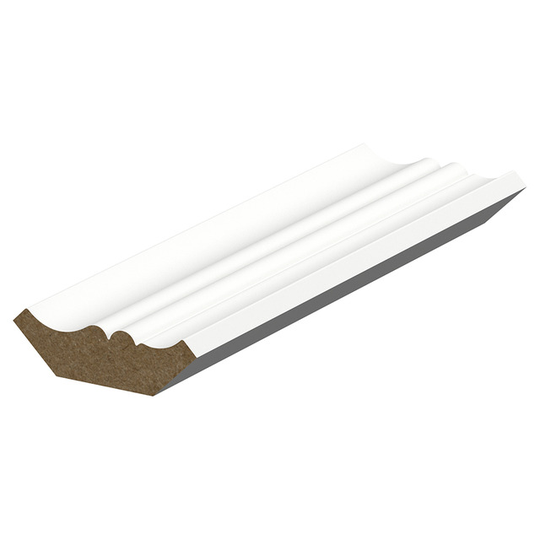 TAKLIST MDF 21X69MM ALLMOGE VIT L=4,2M | Beijerbygg Byggmaterial