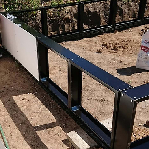 Passar Grand Oase Mur 13 m² Sockel till växthus