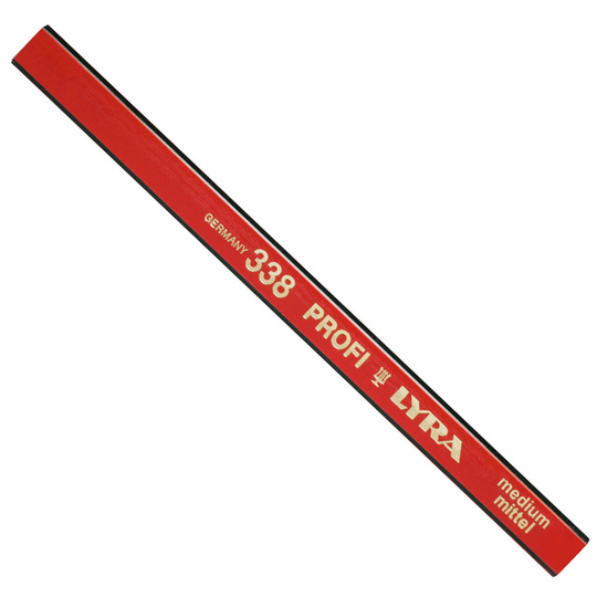 SNICKARPENNA 180MM RÖD MEDELHÅRD | Beijerbygg Byggmaterial